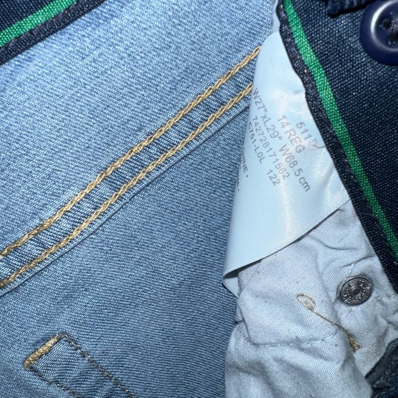 Levi’s Boys 511 Flex Stretch Denim Jeans Size 14 Reg - Picture 6 of 9